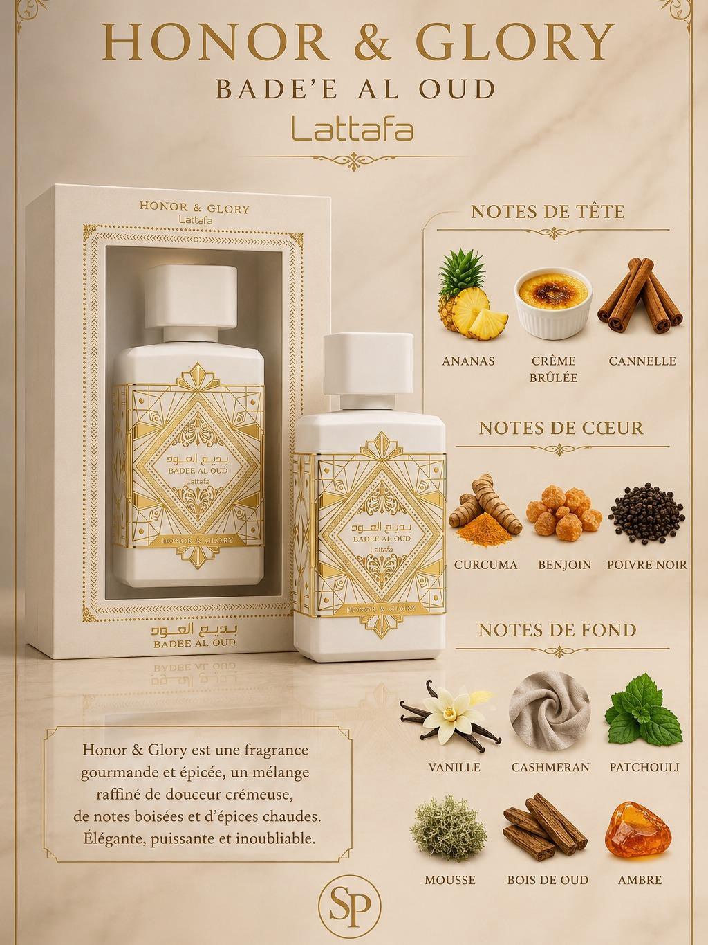 Badee Al Oud Honor Gloire Blanc - notes olfactives