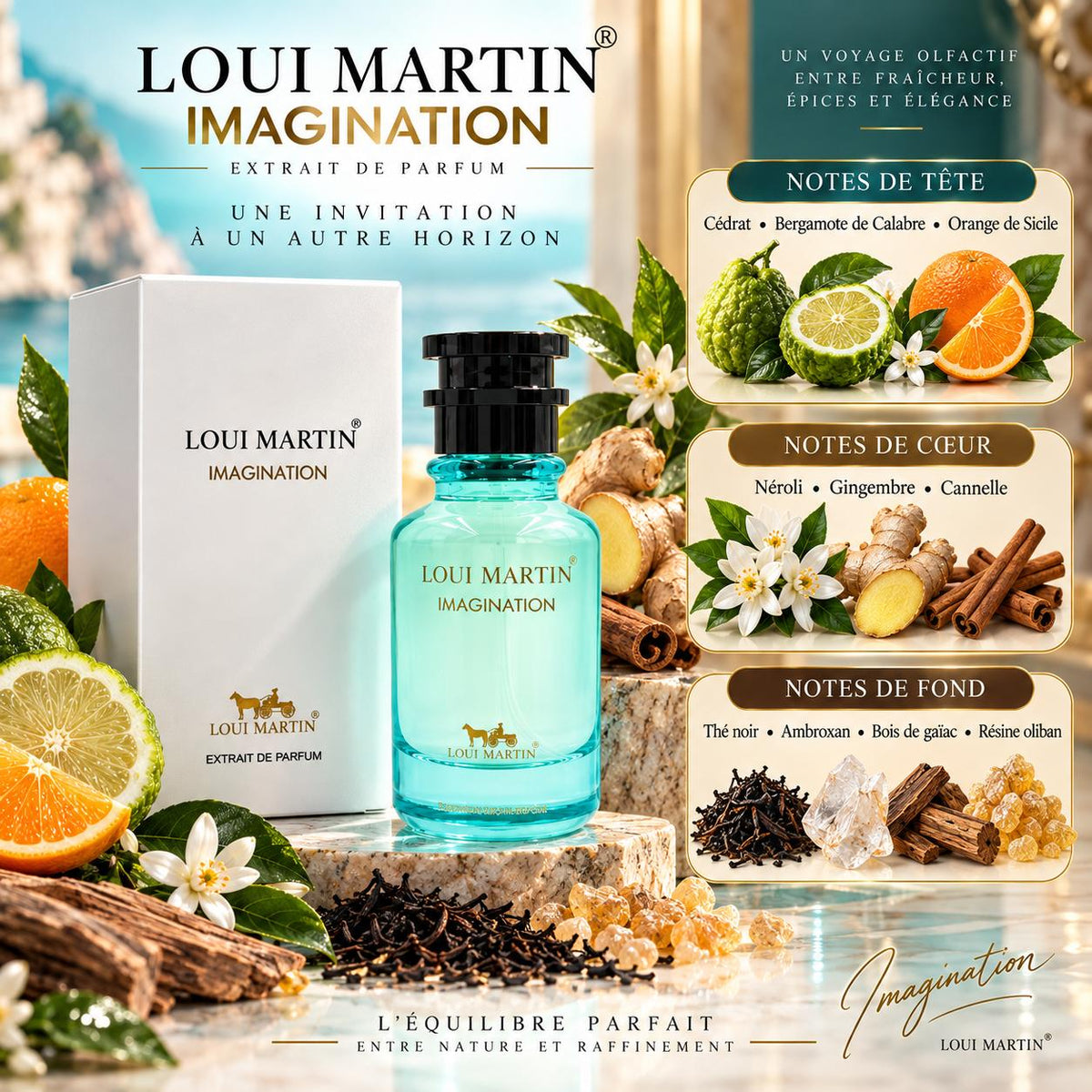 Loui Martin Imagination - notes olfactives
