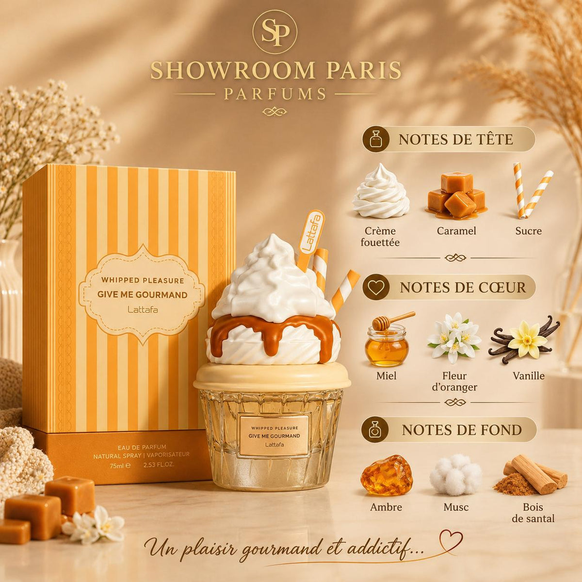 Give Me Gourmand Whipped Pleasure - notes olfactives