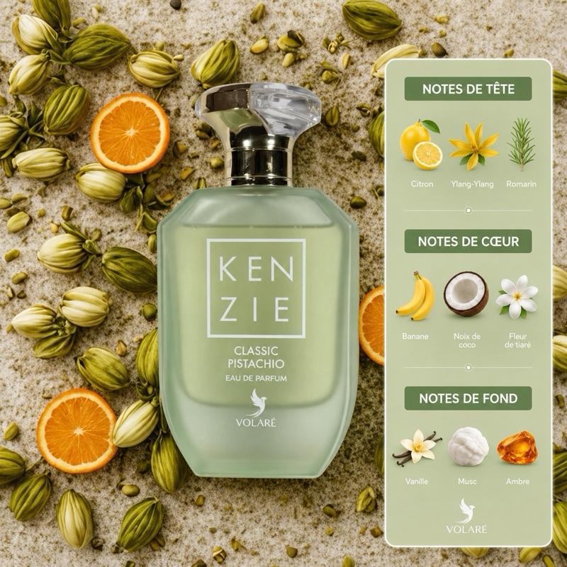 Kenzie Classic Pistachio - notes olfactives