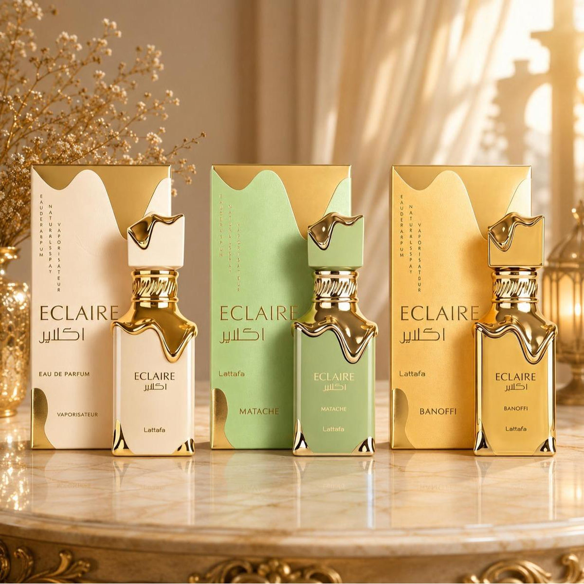 Collection Eclaire Lattafa - 3 variantes