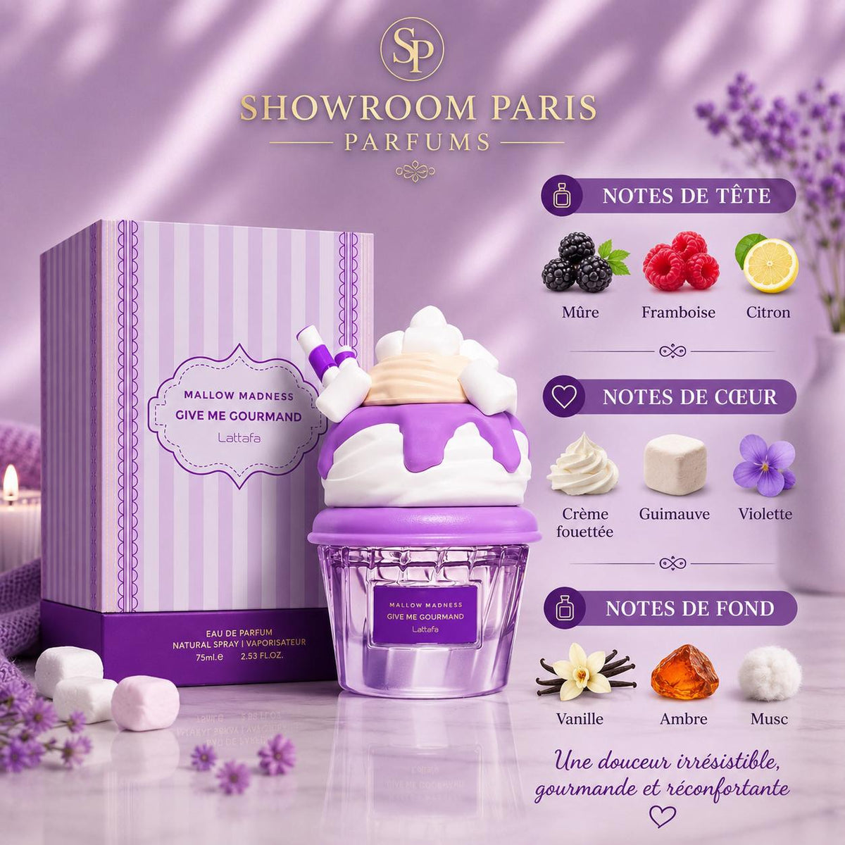 Give Me Gourmand Mallow Madness - notes olfactives