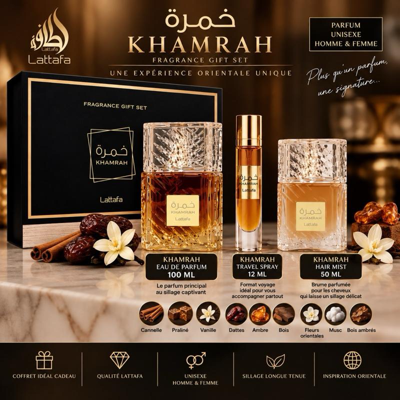 Lattafa Khamra Coffret Khamra